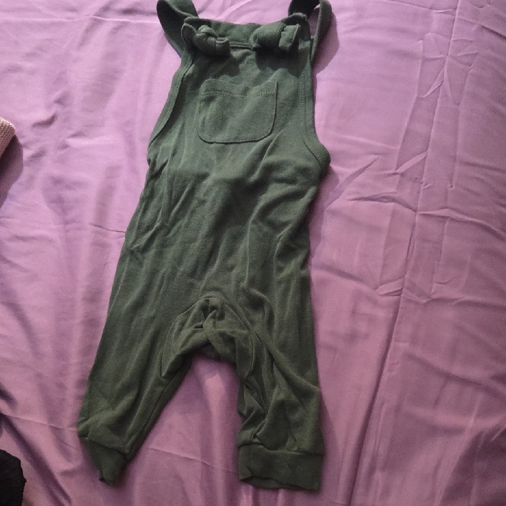 Kyte BABY Forest Green Kids Overalls